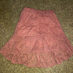 Lace children’s place hi low skirt